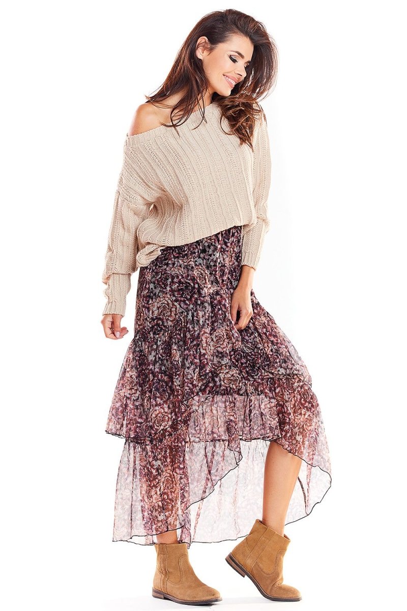 Elegant A - Line Fashion Skirt Model 139550 by Awama - Wow Store