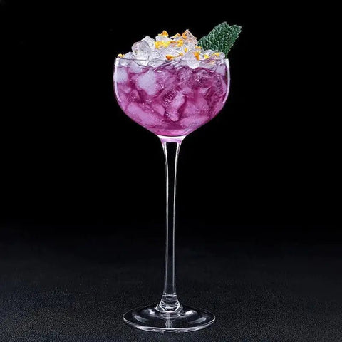 Elegant Crystal Cocktail Glass | Lead - Free Modern Barware - Wow Store
