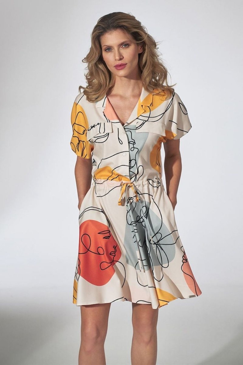 Elegant Day Dress - Flattering Fit - Wow Store