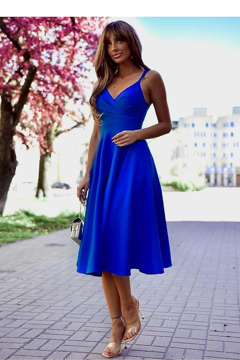 Elegant Evening Dress - Flowy A - Line Polyester Blend | WOW Store - Wow Store