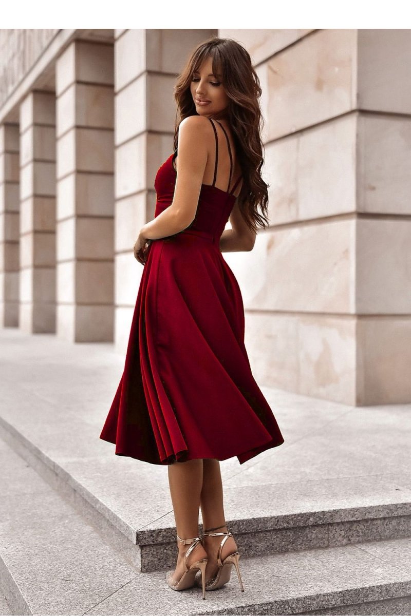 Elegant Evening Dress - Flowy A - Line Polyester Blend | WOW Store - Wow Store