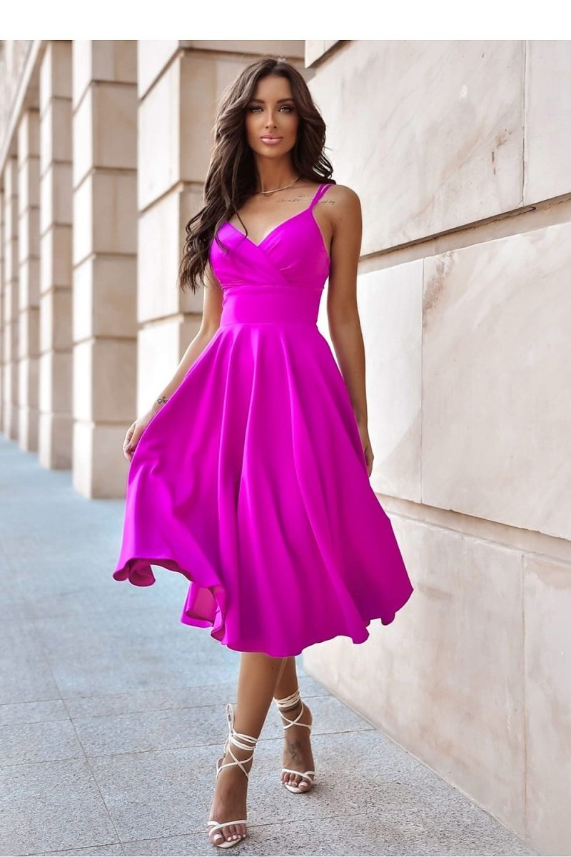 Elegant Evening Dress - Flowy A - Line Polyester Blend | WOW Store - Wow Store