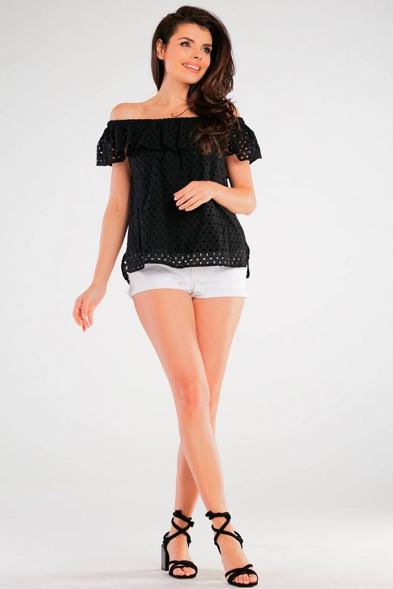 Elegant Long Sleeve Blouse Model 166802 by Awama - Wow Store