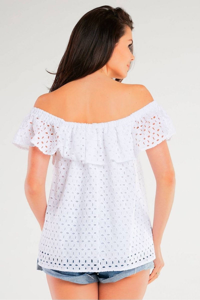 Elegant Long Sleeve Blouse Model 166802 by Awama - Wow Store