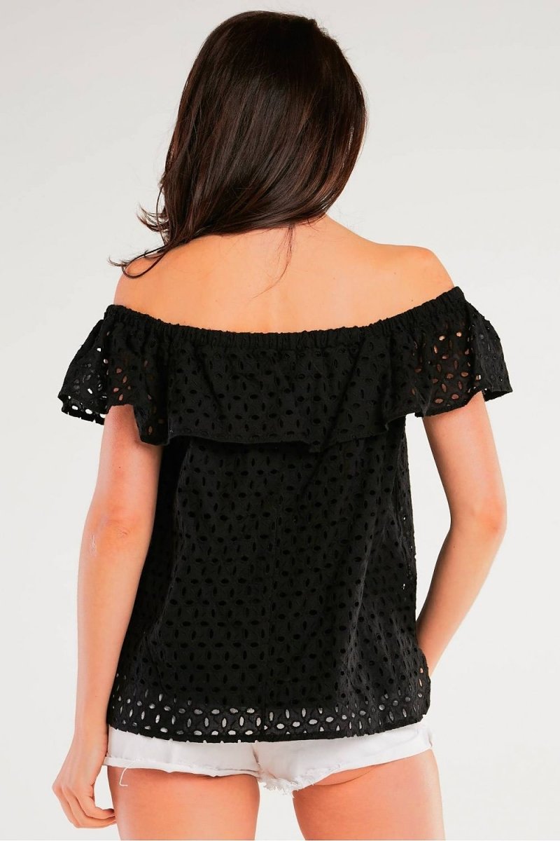 Elegant Long Sleeve Blouse Model 166802 by Awama - Wow Store