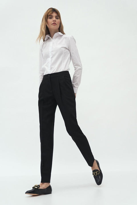 Elegant Long Sleeve Shirt Model 152140 by Nife | Classic Women's Office Blouse | wowstore.live - Wow Store