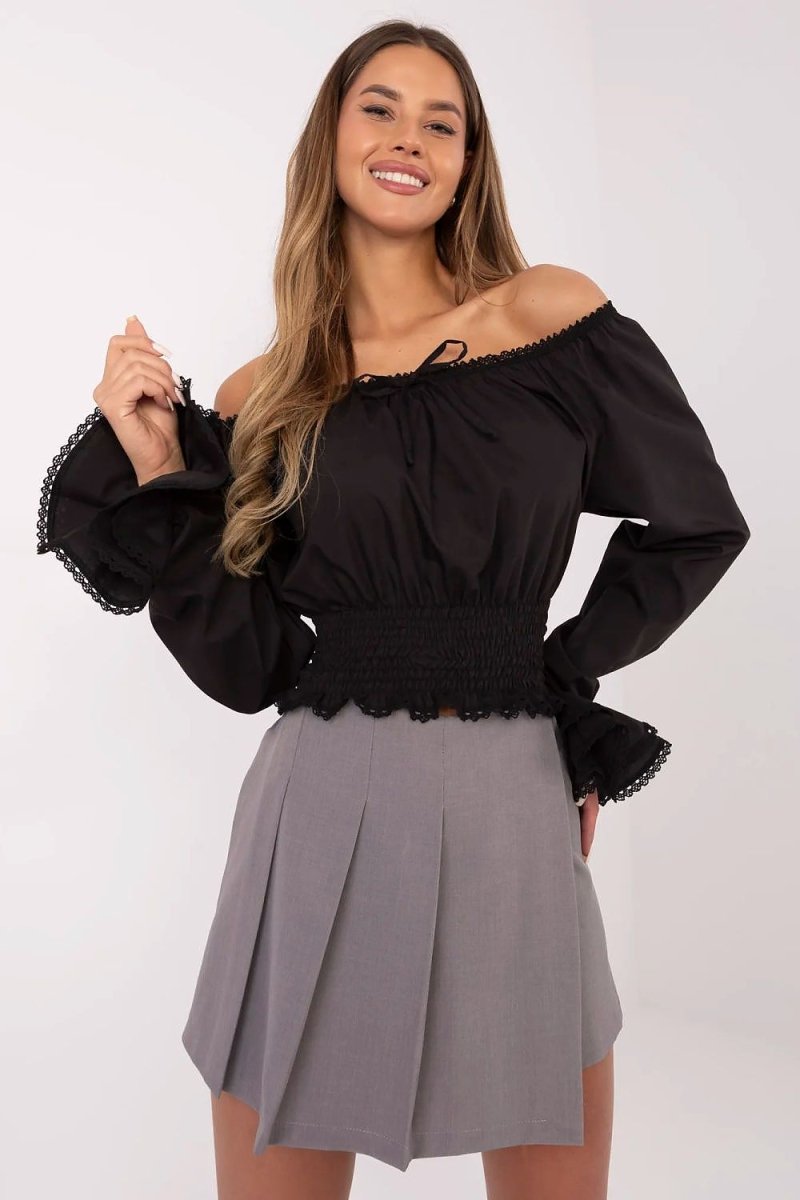 Elegant Pleated Skort with High Waist 209511 - Italy Moda | Wow Store - Wow Store