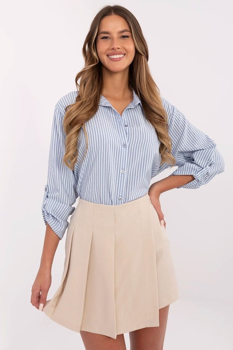 Elegant Pleated Skort with High Waist 209511 - Italy Moda | Wow Store - Wow Store
