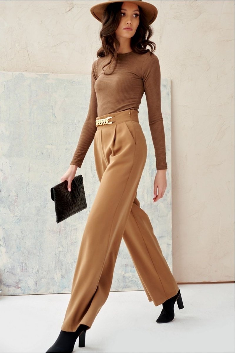 Elegant Tailored Women's Trousers Model 172955 by Roco Fashion | wowstore.live - Wow Store