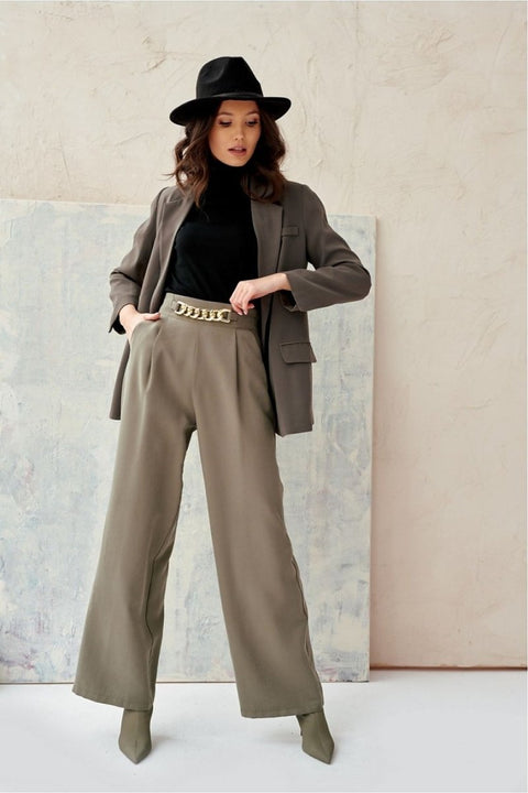Elegant Tailored Women's Trousers Model 172955 by Roco Fashion | wowstore.live - Wow Store