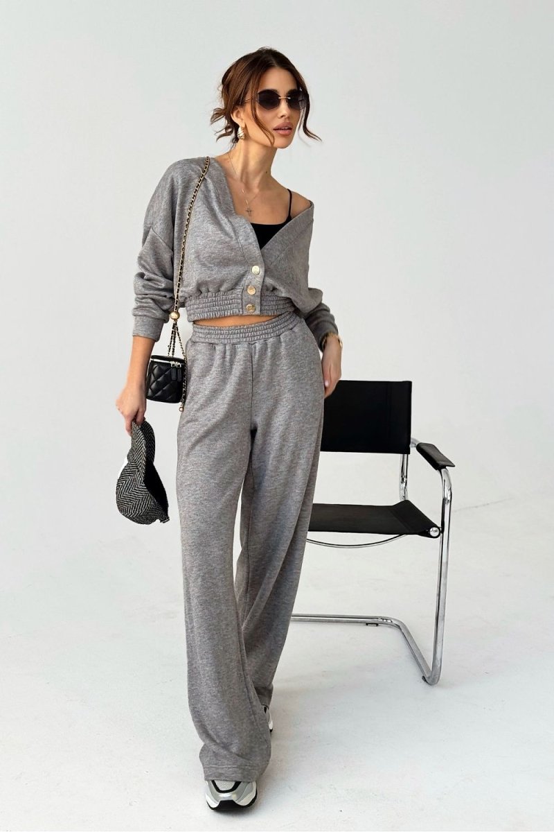 Elegant V - Neck Wide - Leg Lounge Set 209317 - LaBalancia | Wow Store - Wow Store