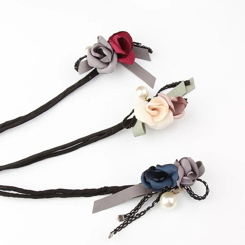 Elegant Woman Flower Donuts Twist Headband - Wow Store