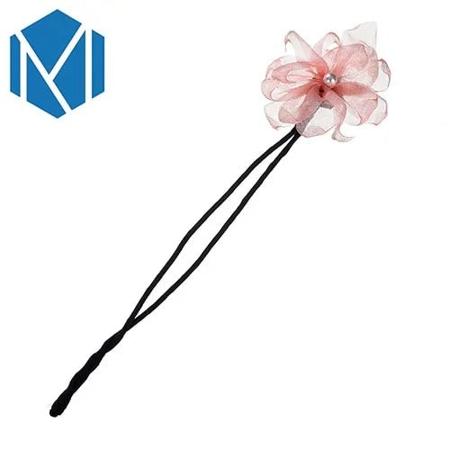 Elegant Woman Flower Donuts Twist Headband - Wow Store