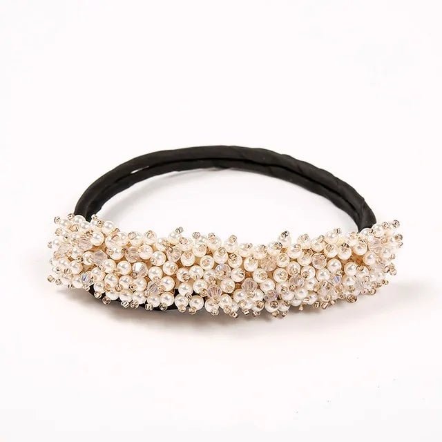 Elegant Woman Flower Donuts Twist Headband - Wow Store