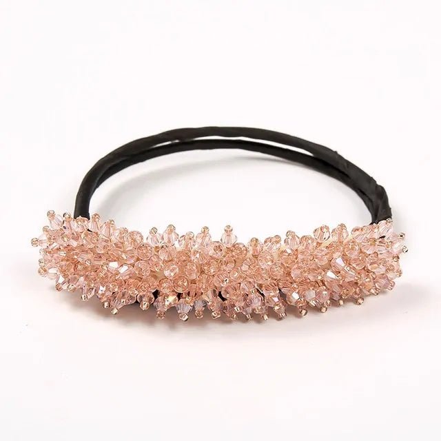 Elegant Woman Flower Donuts Twist Headband - Wow Store