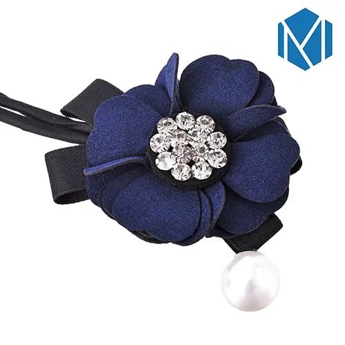 Elegant Woman Flower Donuts Twist Headband - Wow Store