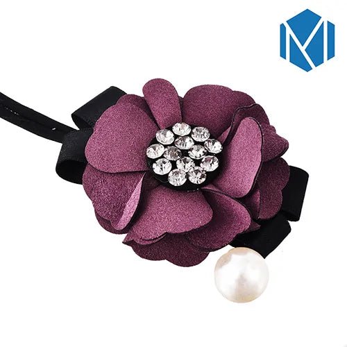 Elegant Woman Flower Donuts Twist Headband - Wow Store