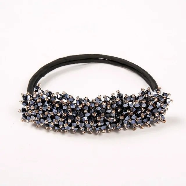 Elegant Woman Flower Donuts Twist Headband - Wow Store