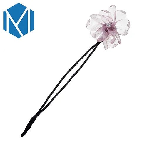 Elegant Woman Flower Donuts Twist Headband - Wow Store