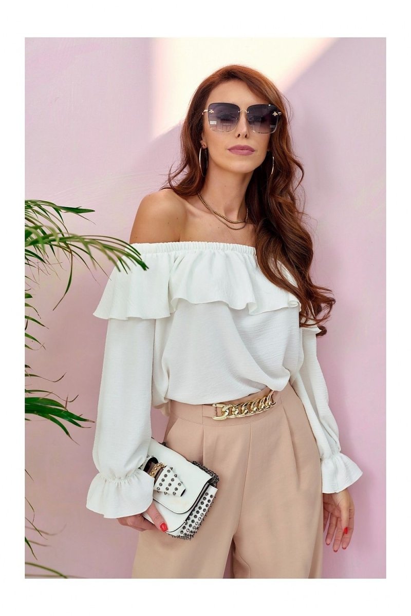 Elegant Women's Blouse Model 182650 by Roco Fashion | Sophisticated Office & Casual Wear | wowstore.live - Wow Store
