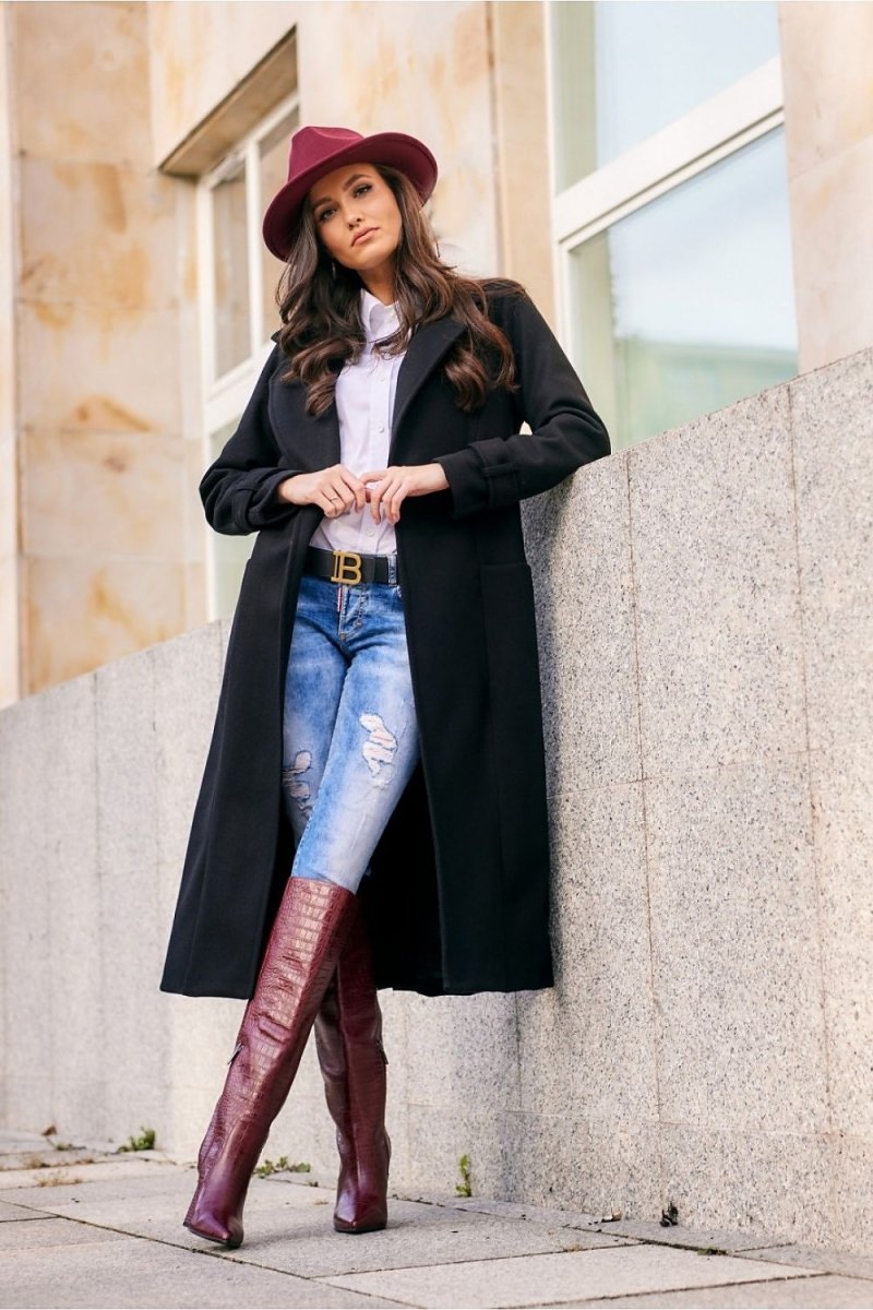 Elegant Women's Coat Model 185980 by Roco Fashion | wowstore.live - Wow Store