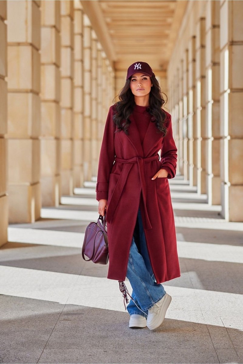 Elegant Women's Coat Model 185980 by Roco Fashion | wowstore.live - Wow Store