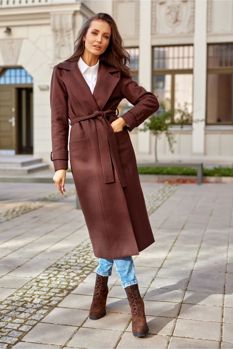 Elegant Women's Coat Model 185980 by Roco Fashion | wowstore.live - Wow Store