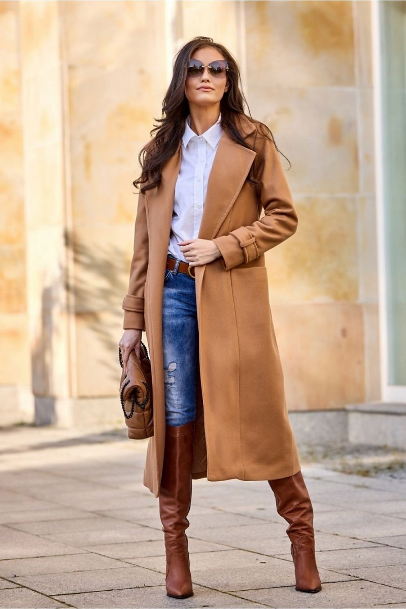 Elegant Women's Coat Model 185980 by Roco Fashion | wowstore.live - Wow Store