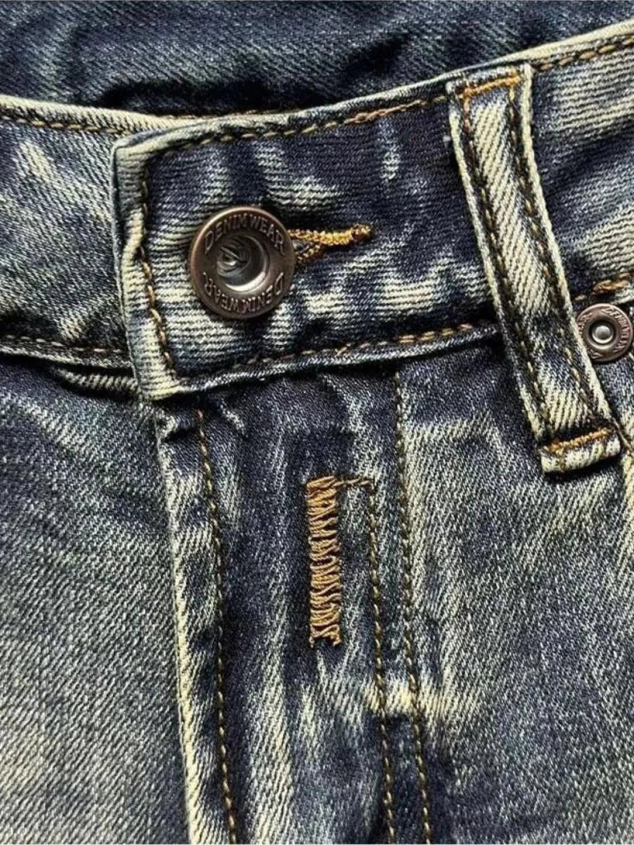 EliteGear Men's Washed Denim Shorts - WowStore.live