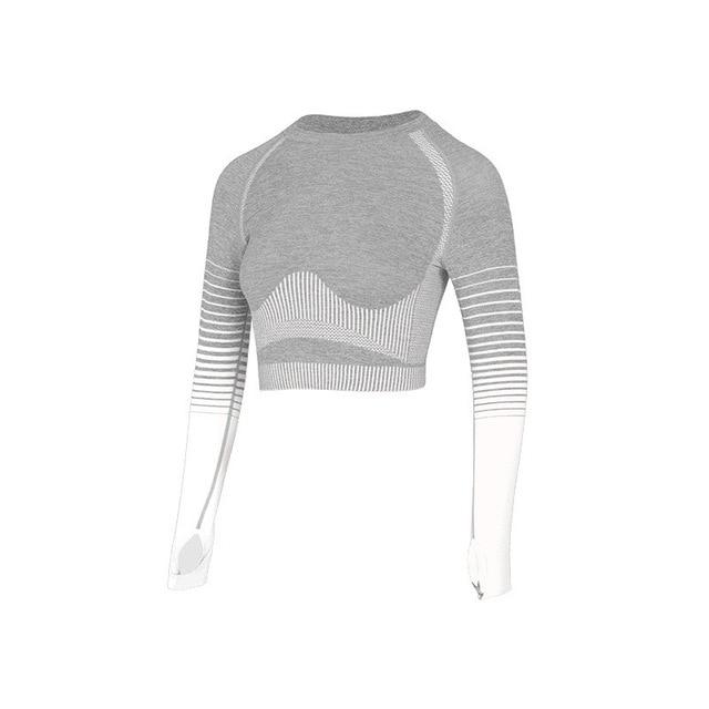 EP Sport Women's Gym Set in Grey - Premium Seamless Workout Wear Collection - Wow Store