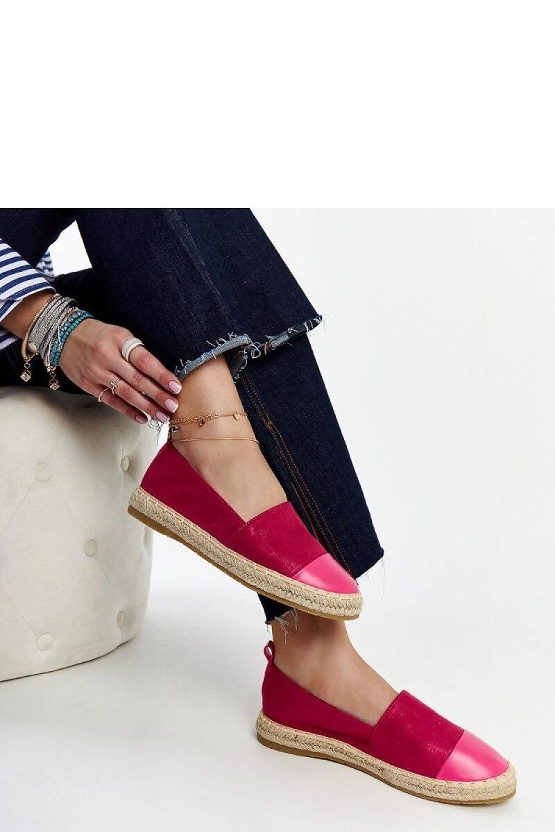 Pink canvas espadrille sneakers for women – Solea slip-on comfort shoes