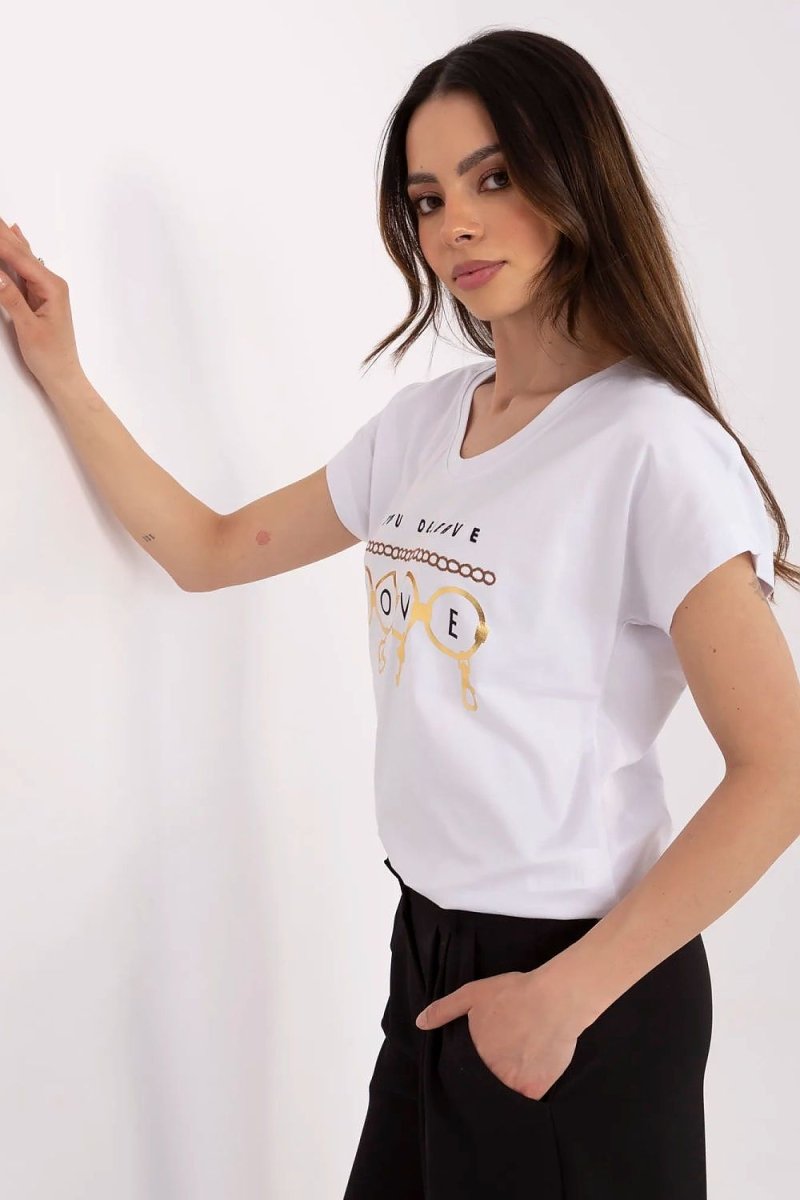 Essential Casual Short Sleeve T-Shirt Model 212502 | wowstore.live - Wow Store