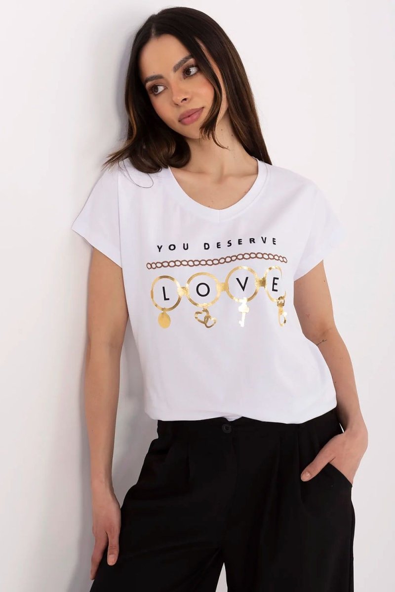 Essential Casual Short Sleeve T-Shirt Model 212502 | wowstore.live - Wow Store