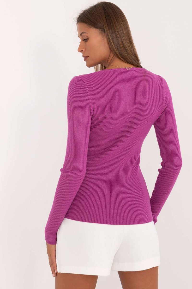Essential Knitted Jumper Model 200316 - AT - Soft Casual Sweater | wowstore.live - Wow Store