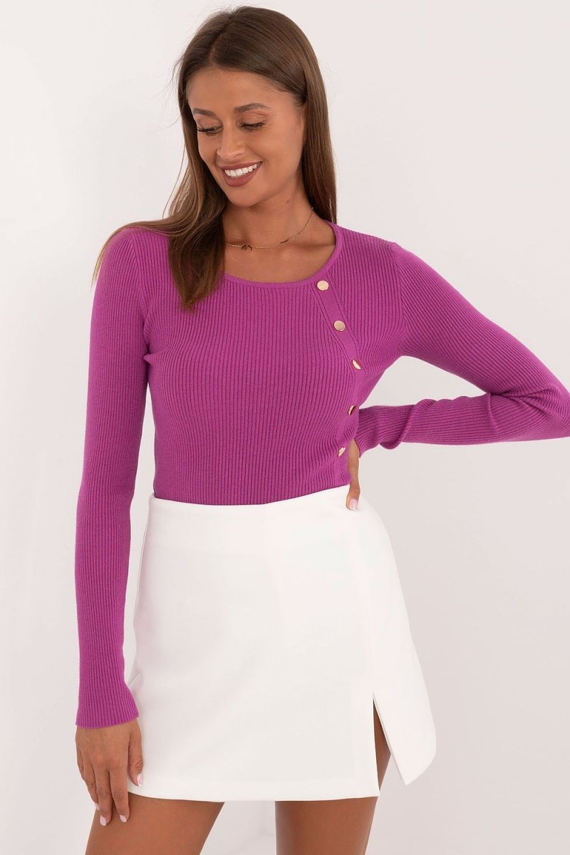 Essential Knitted Jumper Model 200316 - AT - Soft Casual Sweater | wowstore.live - Wow Store
