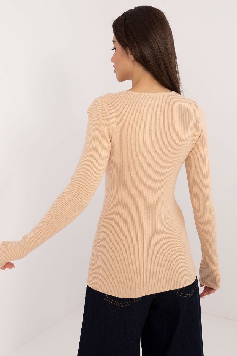 Essential Knitted Jumper Model 200316 - AT - Soft Casual Sweater | wowstore.live - Wow Store