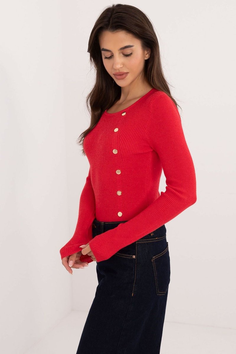 Essential Knitted Jumper Model 200316 - AT - Soft Casual Sweater | wowstore.live - Wow Store