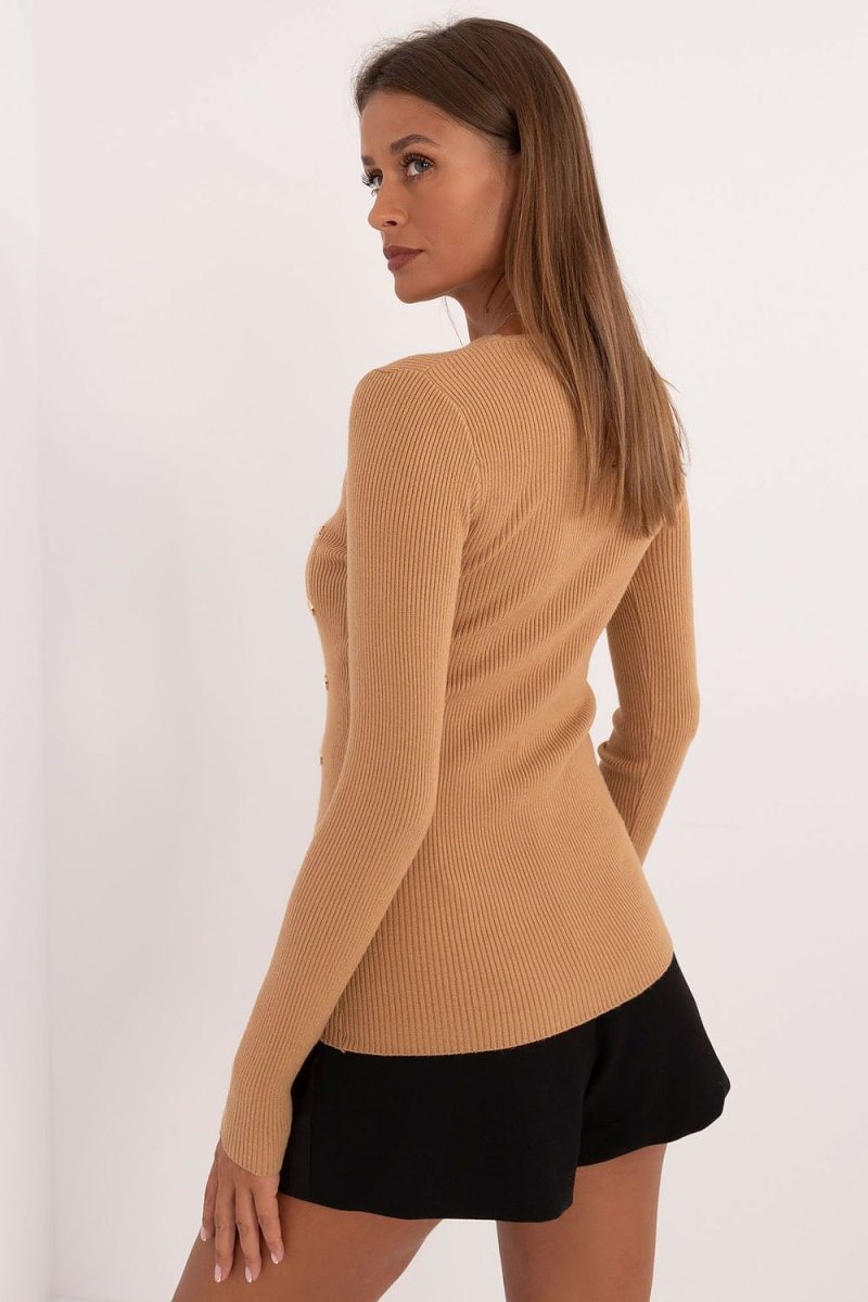 Essential Knitted Jumper Model 200316 - AT - Soft Casual Sweater | wowstore.live - Wow Store