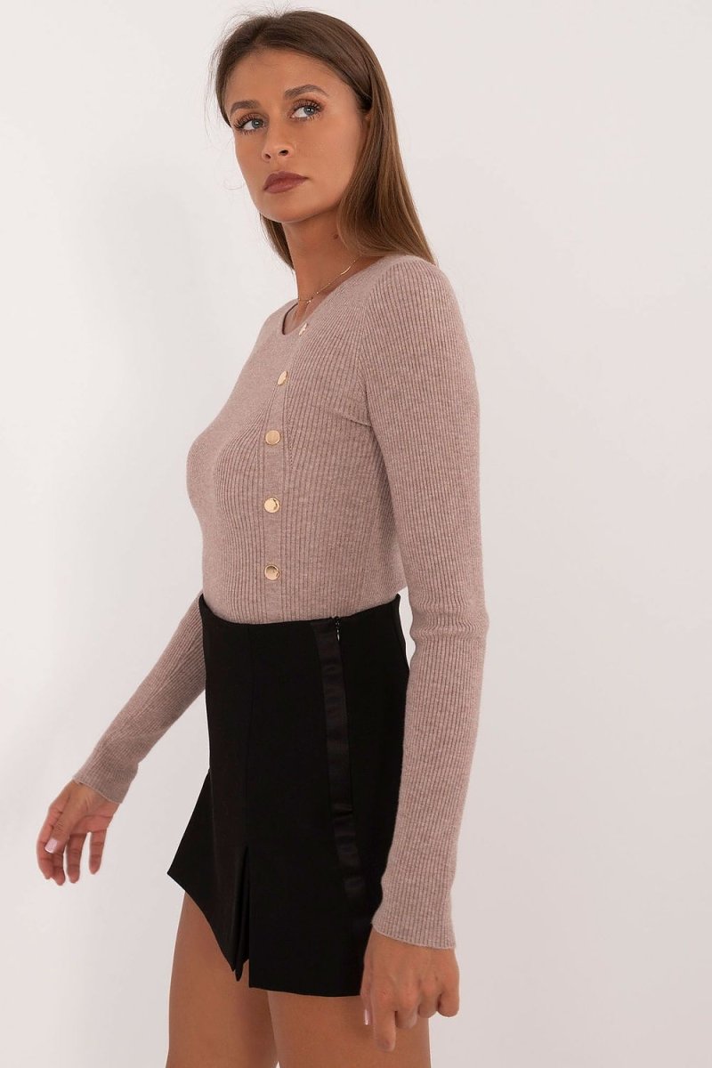 Essential Knitted Jumper Model 200316 - AT - Soft Casual Sweater | wowstore.live - Wow Store