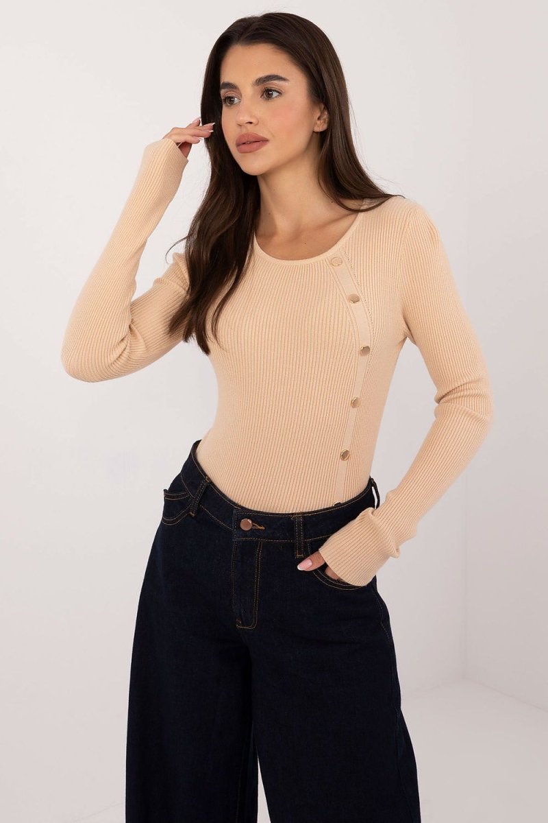 Essential Knitted Jumper Model 200316 - AT - Soft Casual Sweater | wowstore.live - Wow Store
