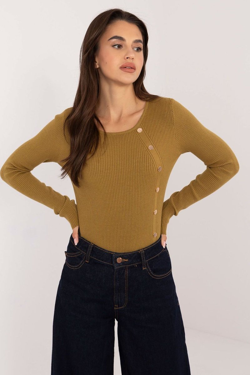 Essential Knitted Jumper Model 200316 - AT - Soft Casual Sweater | wowstore.live - Wow Store