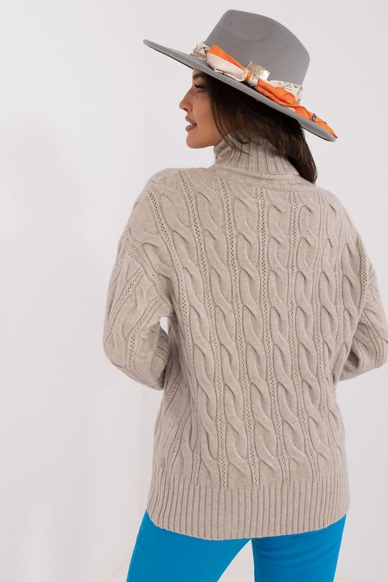 Essential Ribbed Turtleneck Sweater - Model 199438 | wowstore.live - Wow Store