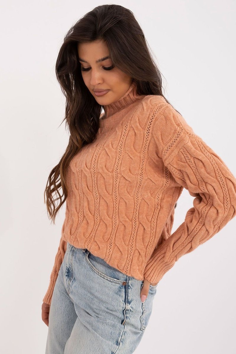 Essential Ribbed Turtleneck Sweater - Model 199438 | wowstore.live - Wow Store