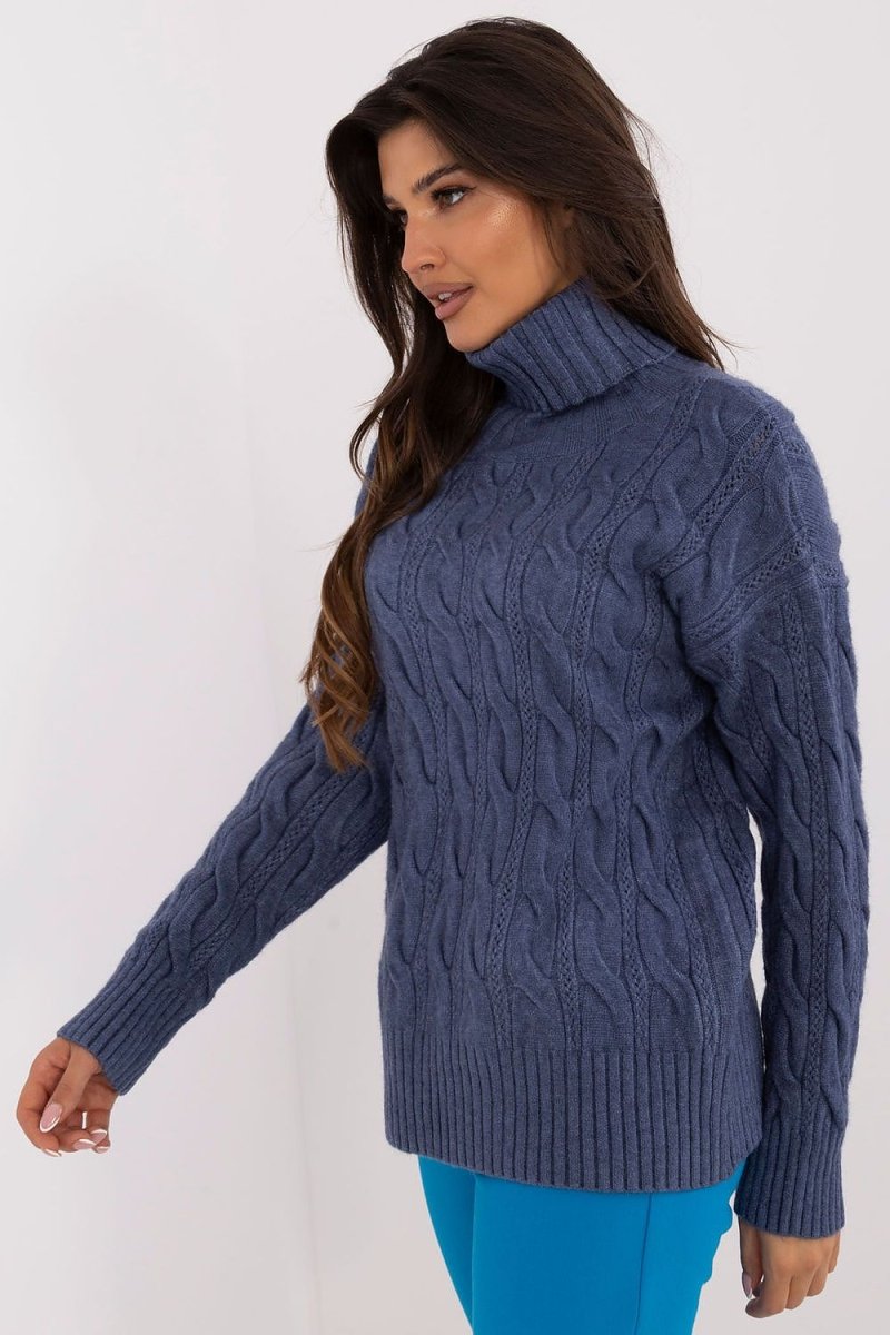 Essential Ribbed Turtleneck Sweater - Model 199438 | wowstore.live - Wow Store