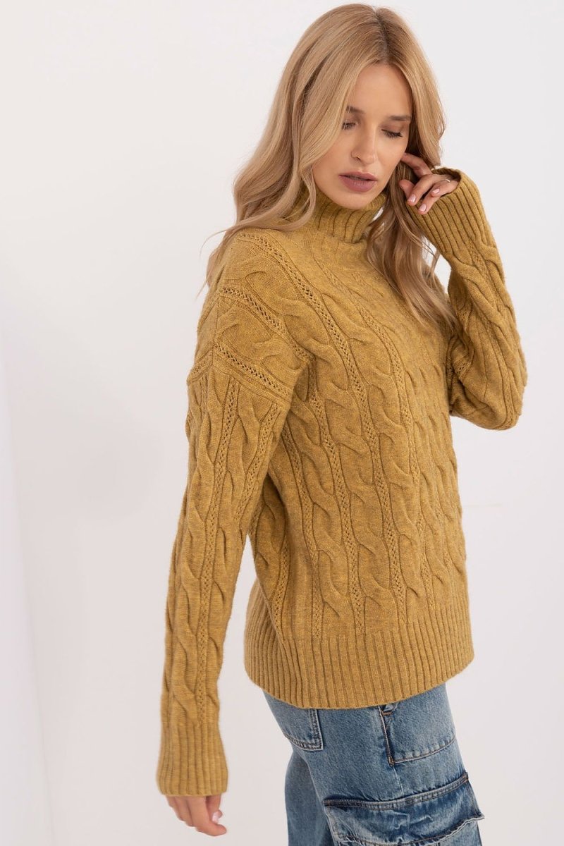 Essential Ribbed Turtleneck Sweater - Model 199438 | wowstore.live - Wow Store