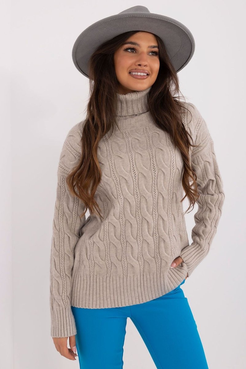 Essential Ribbed Turtleneck Sweater - Model 199438 | wowstore.live - Wow Store