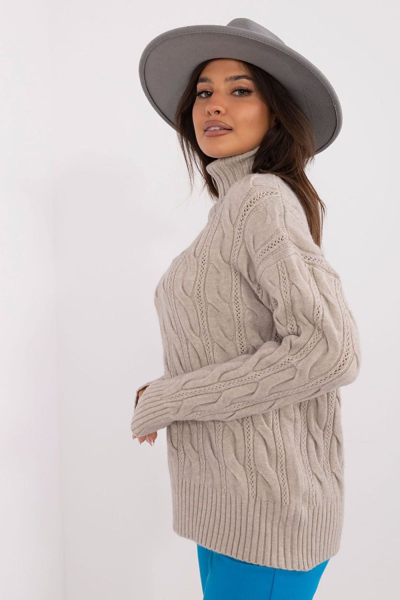 Essential Ribbed Turtleneck Sweater - Model 199438 | wowstore.live - Wow Store
