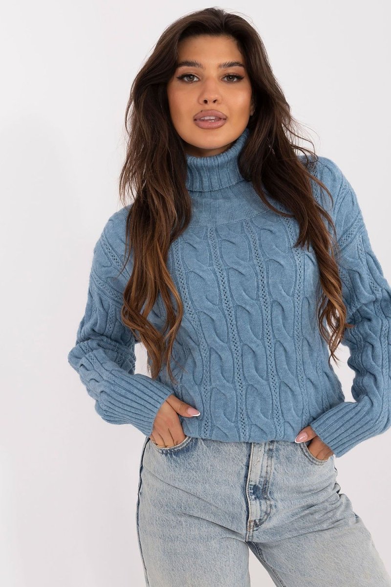Essential Ribbed Turtleneck Sweater - Model 199438 | wowstore.live - Wow Store
