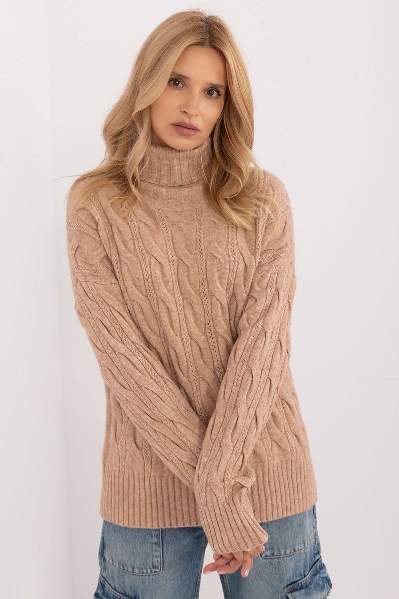 Essential Ribbed Turtleneck Sweater - Model 199438 | wowstore.live - Wow Store