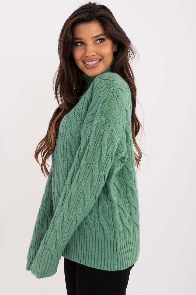 Essential Ribbed Turtleneck Sweater - Model 199438 | wowstore.live - Wow Store